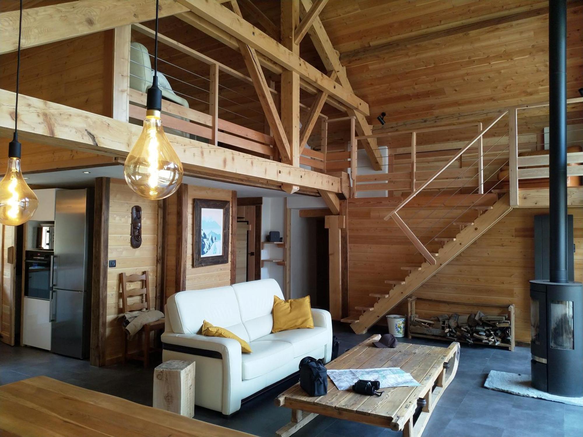 Apartamento Le Grenier Du Roux Abriès Exterior foto