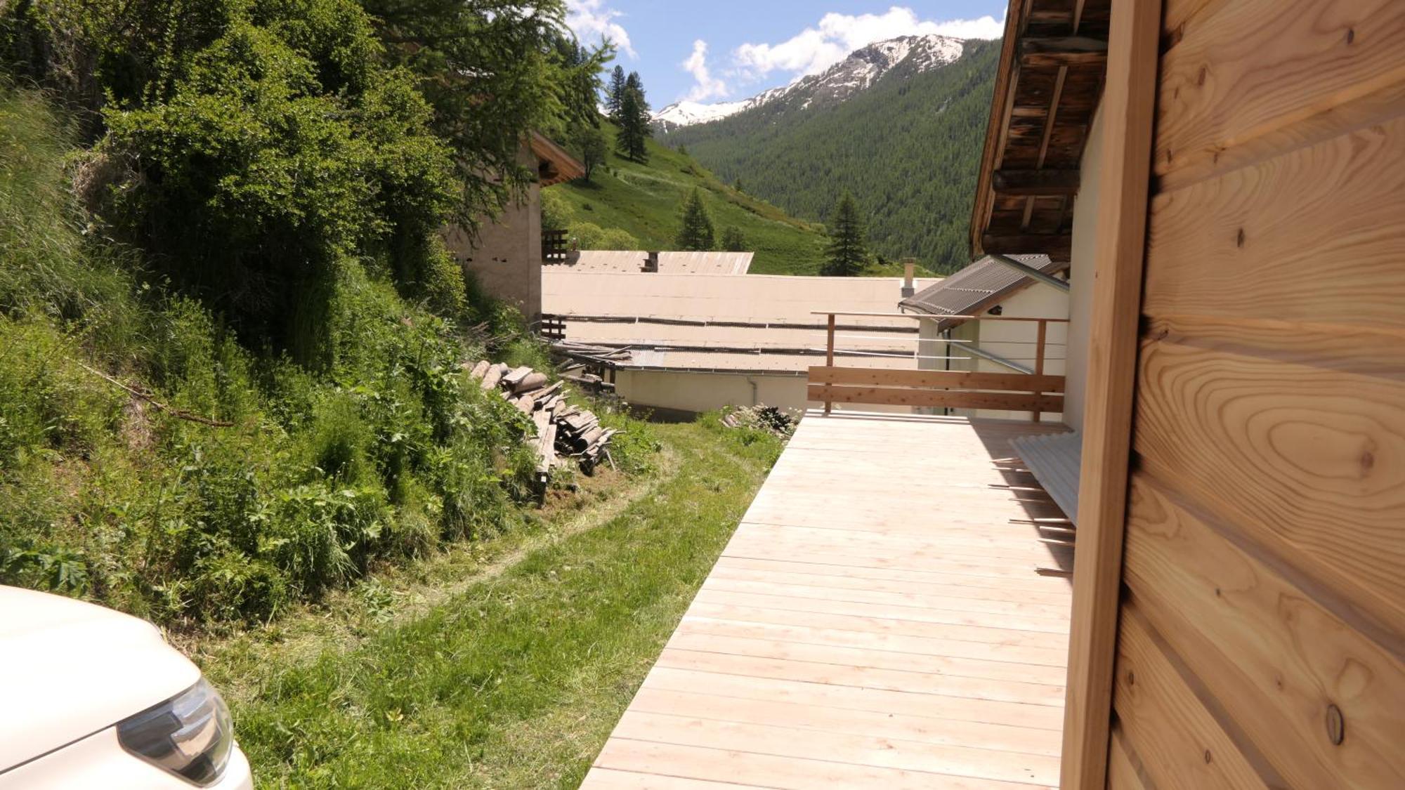 Apartamento Le Grenier Du Roux Abriès Exterior foto